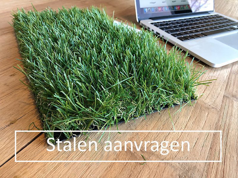 Kunstgras stalen aanvragen