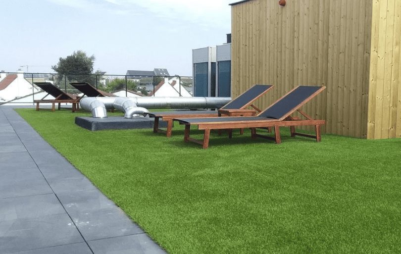 houder peper duurzame grondstof Het dak als groene leefomgeving met kunstgras | VD Kunstgrassen